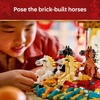 LEGO Spring Festival Galloping Horse Canvas Kids Building Toy – Year of the Horse Toy for Girls & Boys, Ages 10+ – Buildable Chinese New Year Decoration – Gift Idea for Birthdays & Families – 80119