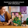 LEGO Wicked Emerald City Wall Art Building Set for Adults – Wall Decor for Living Room, Bedroom, or Dorm – Collectible Wicked Merch for Movie Fans – Gift Ideas for Women & Men, Ages 18+ – 75685
