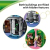 LEGO Wicked Emerald City & Kiamo Ko Castle Building Toy – Elphaba & Glinda Toy Figures, 2 Buildable Playsets, & Flying Monkey Minifigure for Kids, Ages 9+ – Wicked Merch Gift for Girls & Boys – 75689