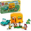LEGO Animal Crossing Leif’s Caravan & Garden Shop Building Toy – Gift for Birthdays – Animal Crossing Toy Figure and Playset for Kids, Girls and Boys, Ages 7+ – 77054