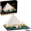 LEGO Architecture Great Pyramid of Giza Set 21058, Home Décor Model Building Kit, Creative DIY Activity, Famous Landmarks Collection(Green)