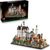LEGO Architecture Neuschwanstein Castle Building Set – Collectible Bavarian Castle Model Kit for Arts & Crafts – Building Blocks for Adults, Ages 18+ – Gifts for Men and Women – 21063