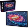 LEGO Art The Milky Way Galaxy Building Set – Space Decor DIY Kits for Adults for Bedroom wall, Ages 18+ – Gift Ideas for Astronomy Lovers, Men & Women – Includes Frame for Display – 31212