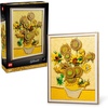 LEGO Art Vincent Van Gogh – Sunflowers Building Set for Adults – Home Decor Idea – Brick Built Painting – Gift for Birthdays – 31215