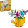 LEGO Creator 3 in 1 Flowers in Watering Can Building Toy – Fun, Creative Activity for Kids, Girls and Boys, Ages 8+ – Gift for Birthdays – Building Options for Rain Boots or Birds – 31149