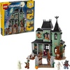 LEGO Creator 3 in 1 Haunted Mansion Building Toy for Kids – Halloween Building Blocks & Learning Toy for Girls & Boys, Ages 9+ – Build a Haunted House, Train, or Ship – Gift for Birthdays – 31167