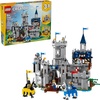 LEGO Creator 3 in 1 Medieval Horse Knight Castle Toy for Kids – Building Blocks & Learning Toy for Boys & Girls Ages 9+ – 3 Storytelling Building Sets in 1 – Gift for Birthdays – 31168