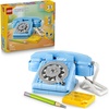 LEGO Creator 3 in 1 Retro Telephone Kids Toy – Home Decor for Bedroom or Kids Room – Building Toy and Learning Playset for Girls & Boys, Ages 8+ – Gift Idea for Birthdays or Special Occasions – 31174
