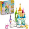 LEGO Creator 3 in 1 Unicorn Castle Building Toy for Kids – Unicorn Toy Trio for Girls & Boys, Ages 8+ – Build 3 Pretend Play Toys with 1 Set of Building Blocks – Gift Idea for Birthdays – 31175