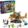 LEGO DREAMZzz Tiger Shark Tank Building Toy for Boys & Girls – Ages 9+ – Pretend Play Set for Kids, Ages 9+, W/2 Build Options – Includes 5 Minifigures – Gift Idea for Birthdays – 71515