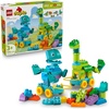 LEGO DUPLO Town 3 in 1 Dinosaurs on Wheels Learning Toy for Toddler Boys & Girls, Ages 3+ – Building & Education Play Set Teaches Problem-Solving Skills Through Play – Preschool Gift Idea – 10451(6.00 x 3.00 x 8.50 inches)