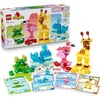 LEGO DUPLO Town Animal Building Game 10472 | Building Toys for Toddlers, Ages 3+, Sturdy Build for Pretend Play, Develops Fine Motor Skills, 94 pieces, Gift for Birthdays