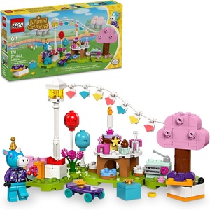 LEGO Animal Crossing Julian’s Birthday Party Video Game Toy for Kids, Animal Crossing Toy from The Video Game Series with Horse Minifigure, Birthday Gift for Girls and Boys Ages 6 and Up, 77046