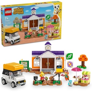 LEGO Animal Crossing K.K.’s Concert in The Plaza Building Toys Set – Animal Crossing Toy Figures & Playsets for Kids, Girls & Boys, Ages 7+ – Pretend Play Gift for Christmas – 77052
