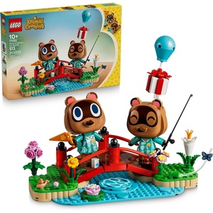 LEGO Animal Crossing Timmy & Tommy’s Fun Day Out 77059 | Collectible Building Toy for Girls & Boys, Ages 10+, Display for Kids Bedroom or Book Shelf, 513 pieces, Gift for Birthdays