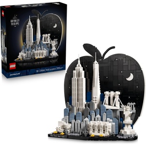 LEGO Architecture New York City – The Big Apple Building Set for Adults, Ages 18+ – Decor for Bedroom, Office or Desk – Gift for Men & Women – 21066