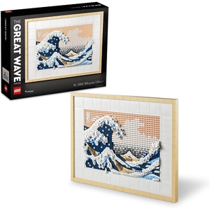 LEGO Art Hokusai The Great Wave Framed Japanese Wall Art Building Set – Unique Wall Decor for Home, Room, or Office – Fun Activity for Adults, Ages 18+ – Gift for Men and Women – 31208(Multicolor)