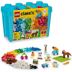 LEGO Classic Vibrant Creative Brick Box Building Blocks – Sensory & Learning Toys for Boys & Girls, Ages 4+ Years – Pretend Play Preschool Toys – Gift for Birthdays – 11038