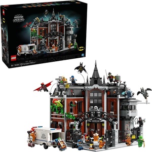 LEGO DC Batman Arkham Asylum Building Set for Adults – Home Decor for Bedroom, Office, or Book Shelf – Collectible for Comic Book & Movie Fans, Ages 18+ – Gift Idea for Birthdays – 76300