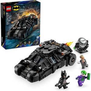 LEGO DC Batman Tumbler vs. Two-Face & The Joker Toy Building Set – Superhero Batmobile Toy from The Dark Knight for Kids, Boys and Girls, Ages 8+ – Gift Idea for Birthday and Batman Fans – 76303