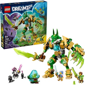 LEGO DREAMZzz Fox Guardian Mech Building Toy for Boys & Girls – Pretend Play Set for Kids, Ages 9+ – W/2 Build Options, 3 Minifigures, & 3 Creatures – Gift Idea for Birthdays – 71508
