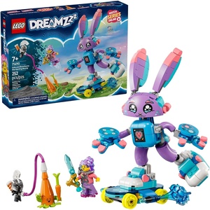 LEGO DREAMZzz Izzie and Bunchurro The Gaming Bunny – Fantasy Bunny Toy for Kids, Boys and Girls, Ages 7+ – Building Set with Hero Minifigure – Gift Idea for Birthdays – 71490