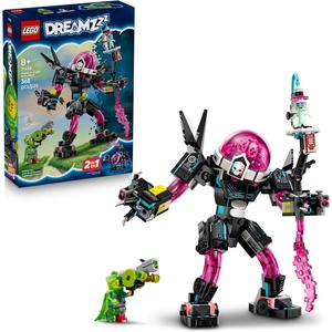 LEGO DREAMZzz Mateo vs. Cyber Brain Mech 71495 | Building Toy, Boys & Girls, Ages 8+, 2 Building Options, 2 Figures, Gift Idea, Sturdy for Pretend Play, 368 pcs