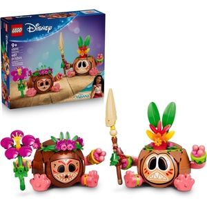 LEGO Disney Moana Kakamora 43293 | Building Toys for Girls & Boys, Ages 9+, Moana Displayable Toy for Bedroom & Desk, 407 pieces, Gift for Birthdays