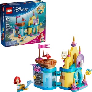 LEGO Disney Princess Ariel’s Magical Mini Palace Building Toy – Little Mermaid Toys & Playset for Girls & Boys, Ages 5+ – Disney Gifts for Kids – 43285