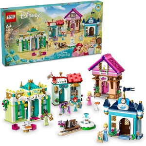 LEGO Disney Princess Market Adventure Building Toy Set – Pretend Play Disney Toy Figures & Playsets for Girls & Boys, Ages 6+ – Gifts for Kids, Birthdays, Events – 43246
