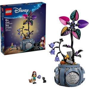LEGO Disney Sally’s Flowerpot Building Toy – The Nightmare Before Christmas Set for Girls & Boys, Ages 9+ – Kids Room and Desk Decor – Gift for Birthdays – 43288