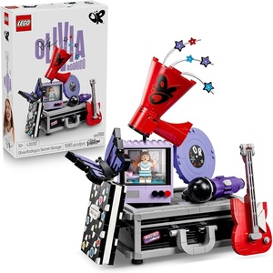 LEGO Editions Olivia Rodrigo’s Secret Storage 43030 | Collectible Building Toy for Girls & Boys Ages 10+, Olivia Rodrigo Minifigure, Bedroom Decor, 1085 pieces, Gift for Birthdays