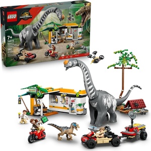 LEGO Jurassic World Raptor & Titanosaurus Tracking Mission Kids Toy – Building and Learning Toy for Pretend Play – Dinosaur Action Figures for Boys & Girls, Ages 7+ – Gift Idea for Birthdays -76973
