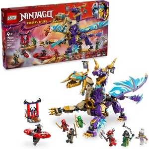 LEGO NINJAGO Arc Dragon of Focus Battle Playset – Kids Toy for Ages 9 and Up – Birthday Gift Idea for Boys and Girls – Dragons Rising Toy with 8 Ninjago Minifigures – 71836