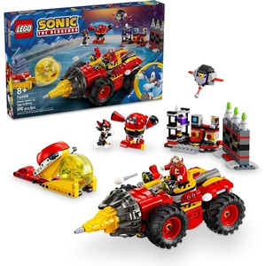 LEGO Sonic The Hedgehog: Super Sonic vs. Egg Drillster Gaming Toy with Shadow and Dr. Eggman, Toy Building Set for Boys and Girls Ages 8 and Up, 76999