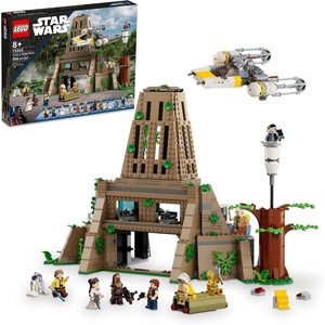 LEGO Star Wars A New Hope Yavin 4 Rebel Base, Star Wars Playset with a Command Room, Medal Ceremony Stage, Y-Wing Starfighter, 12 Star Wars Figures and More, Fun Gift for Kids Ages 8 and Up, 75365