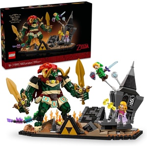 LEGO The Legend of Zelda: Ocarina of Time – The Final Battle – Building Set for Adults, Ages 18+ – Nintendo Collectible with Link & Zelda Minifigures – Bedroom or Game Room Decor – 77093