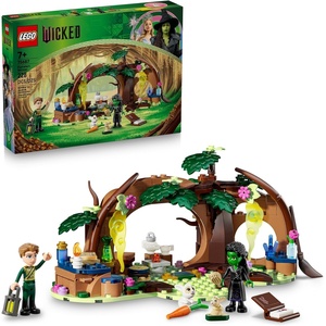 LEGO Wicked Elphaba’s Retreat Building Toy – Elphaba & Fiyero Toy Figures and Playset with Forest Friends – Pretend Play Building Blocks for Kids, Ages 7+ – Wicked Gift for Girls & Boys – 75687