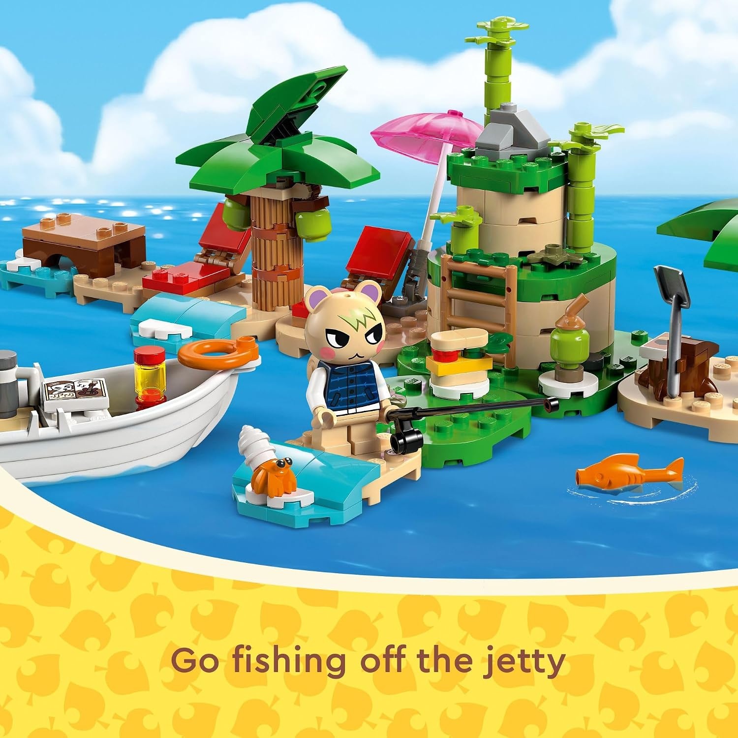 image:imageLEGO Animal Crossing Kappns Island Boat Tour Buildable Video Game Toy for Kids Includes 2 Minifigures from The Series Marshal and Kappn Animal Crossing Toy for 6 Year Old Boys and Girls 77048