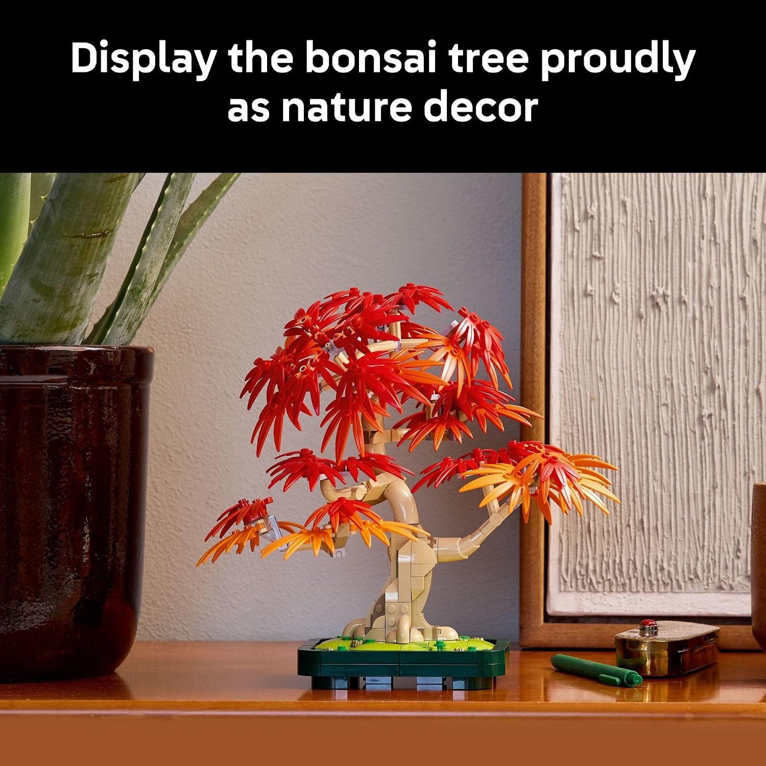 image:imageLEGO Botanicals Japanese Red Maple Bonsai Tree Building Kit for Adults 18 Unique Home Decor DIY for Room or Office Housewarming Gift Idea for New Home Plant Decor for Desk or Bookshelf 10348