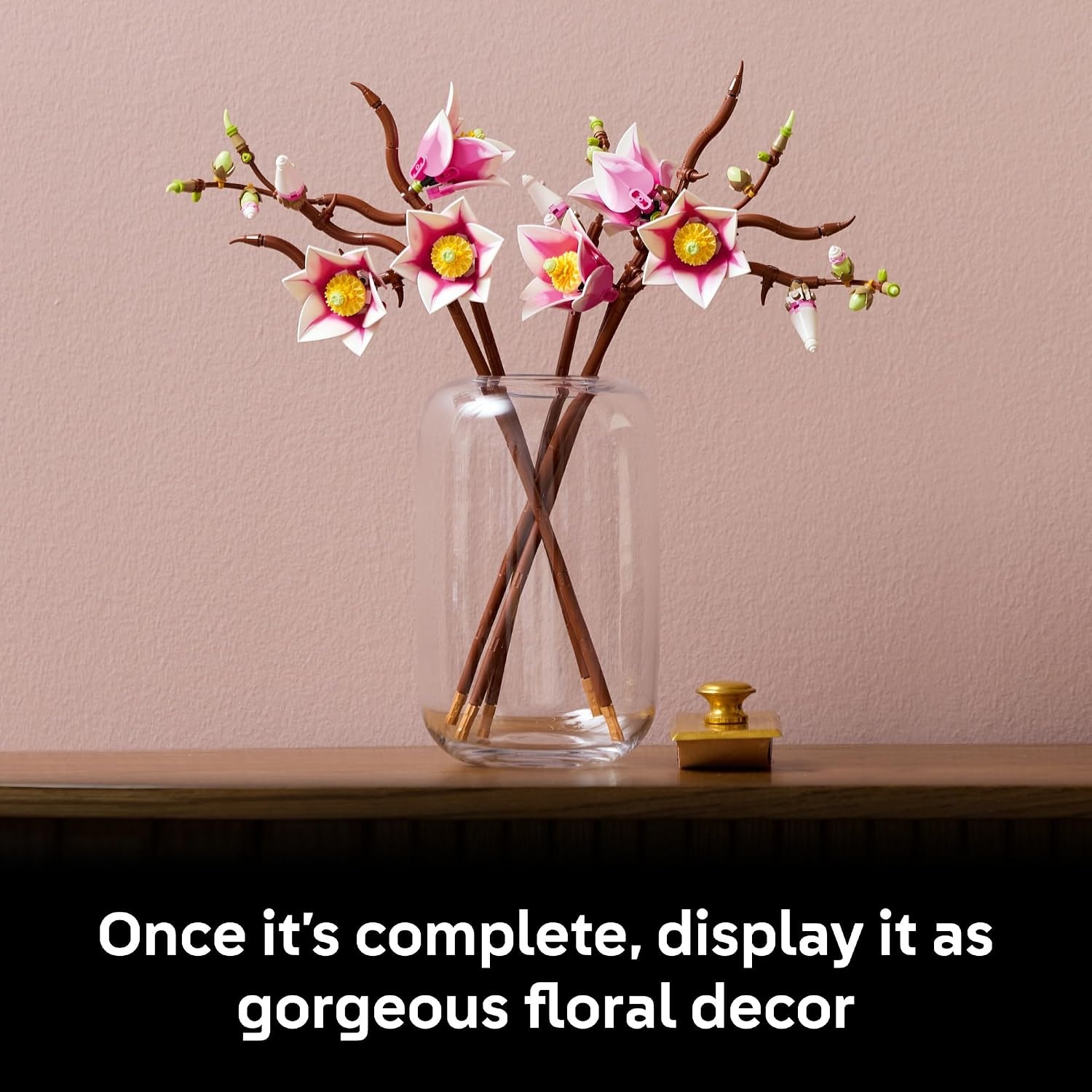 image:imageLEGO Botanicals Magnolia Branches Building Set for Adults Ages 18 Gift for Birthdays Artificial Flowers for Home Office Bedroom or Desk Decor 11510