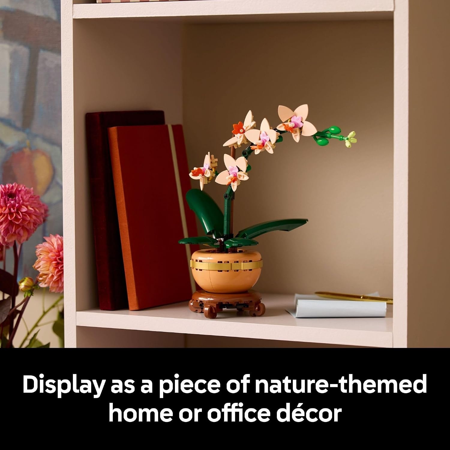 image:imageLEGO Botanicals Mini Orchid Building Set Artificial Fake Orchid for Home Decor Adults Ages 18 Gift for Birthdays Indoor Plant Decorations for Table Desk Office 10343