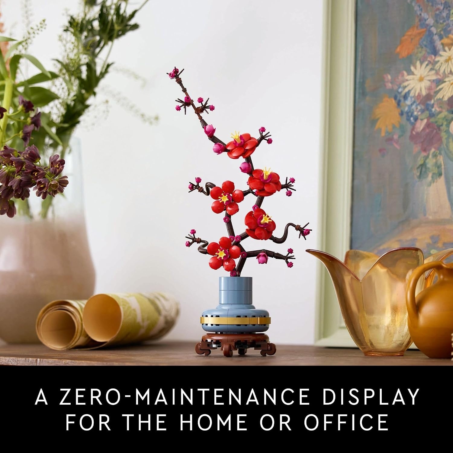 image:imageLEGO Botanicals Plum Blossom Building Sets for Adults Artificial Flower for Dinner Table Centerpiece Living Room Home Decor Ages 18 DIY Craft Kits Gift for Birthdays 10369