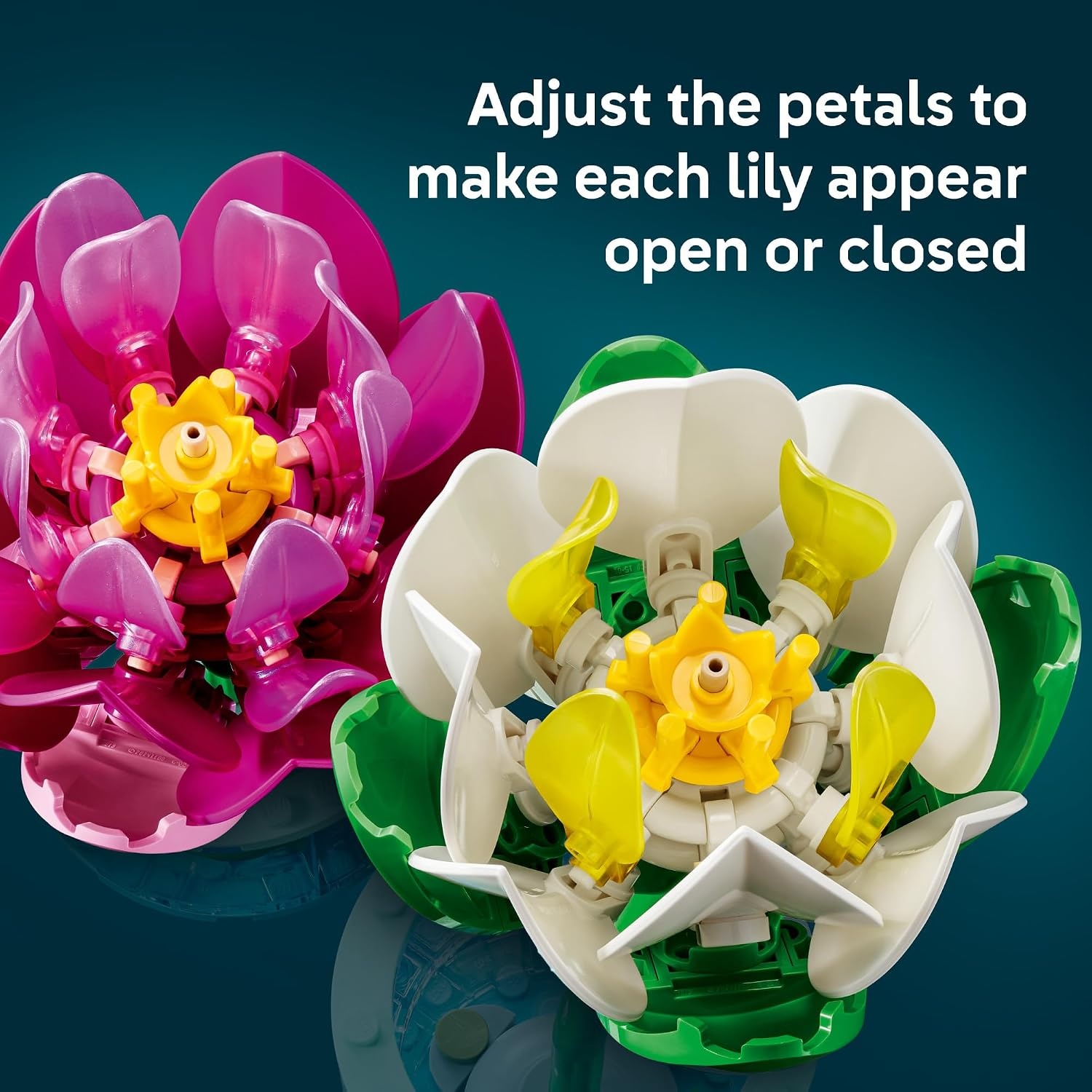 image:imageLEGO Botanicals Water Lilies 11511 Building Toys for Girls amp Boys Ages 9 Decor for Bedroom amp Desk Artificial Flowers 259 pieces Gift for Birthdays