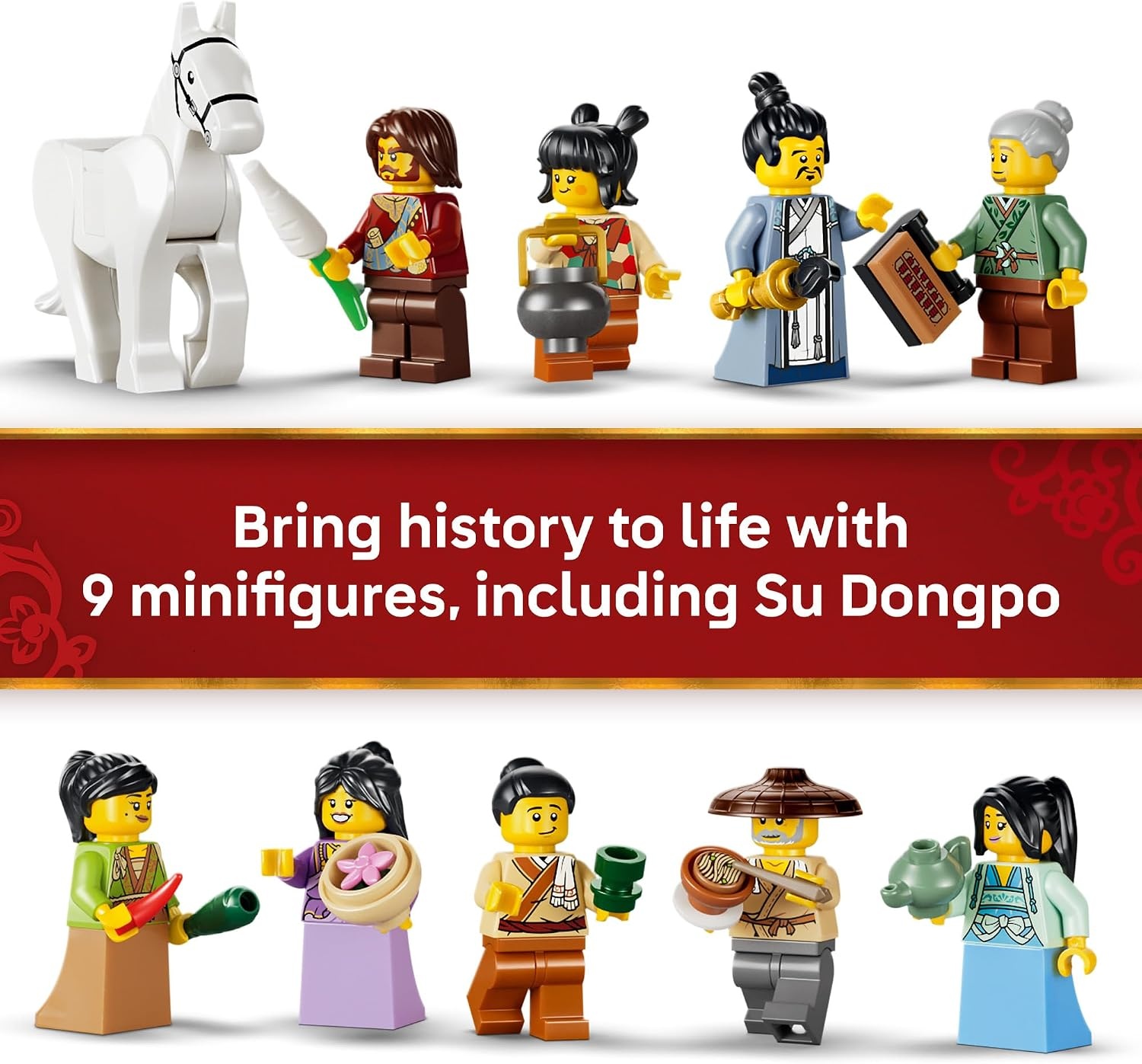 image:imageLEGO Chinese Festivals Ancient MoonGazing Inn Building Toy for Boys amp Girls Ages 9 Spring Festival Decorations amp Craft Kit 80121