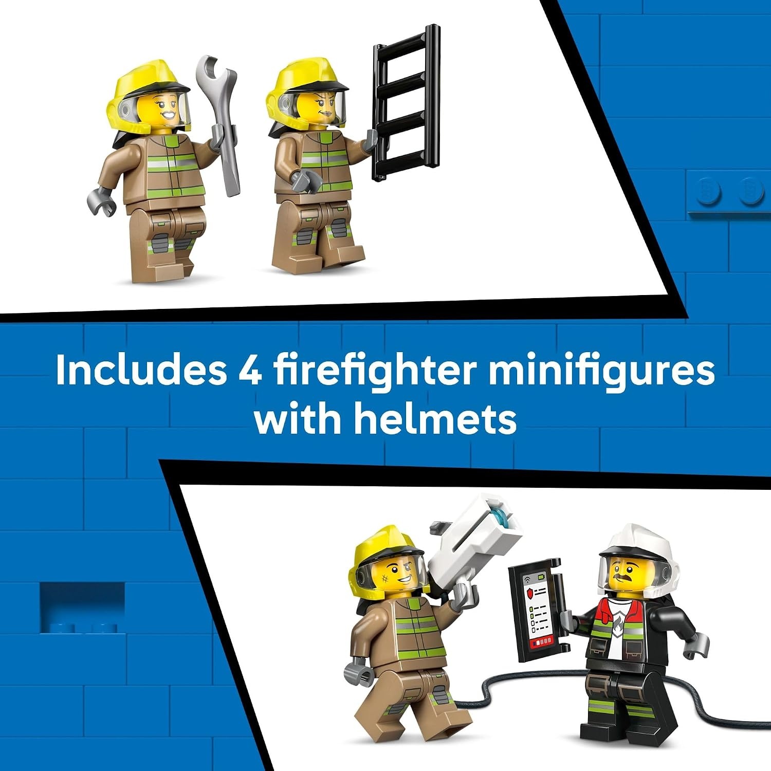 image:imageLEGO City Airport Fire Truck Kids Building Toy Pretend Play Emergency Vehicle for Boys amp Girls Ages 7 Fire Engine Toy W 4 Firefighter Minifigures Gift Idea for Birthdays 60499