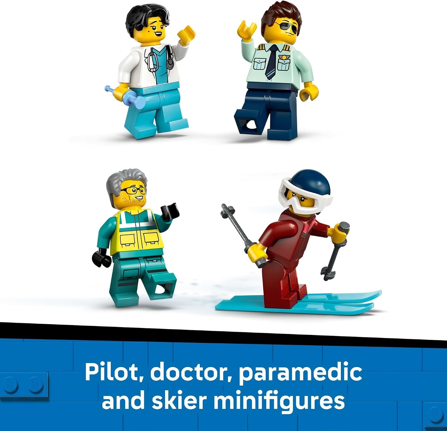 image:imageLEGO City Emergency Air Ambulance Airplane Building Toy for Kids Pretend Play Rescue Airplane Model for Boys amp Girls Ages 6 Building Blocks WHero Minifigures Gift Idea for Birthdays 60465