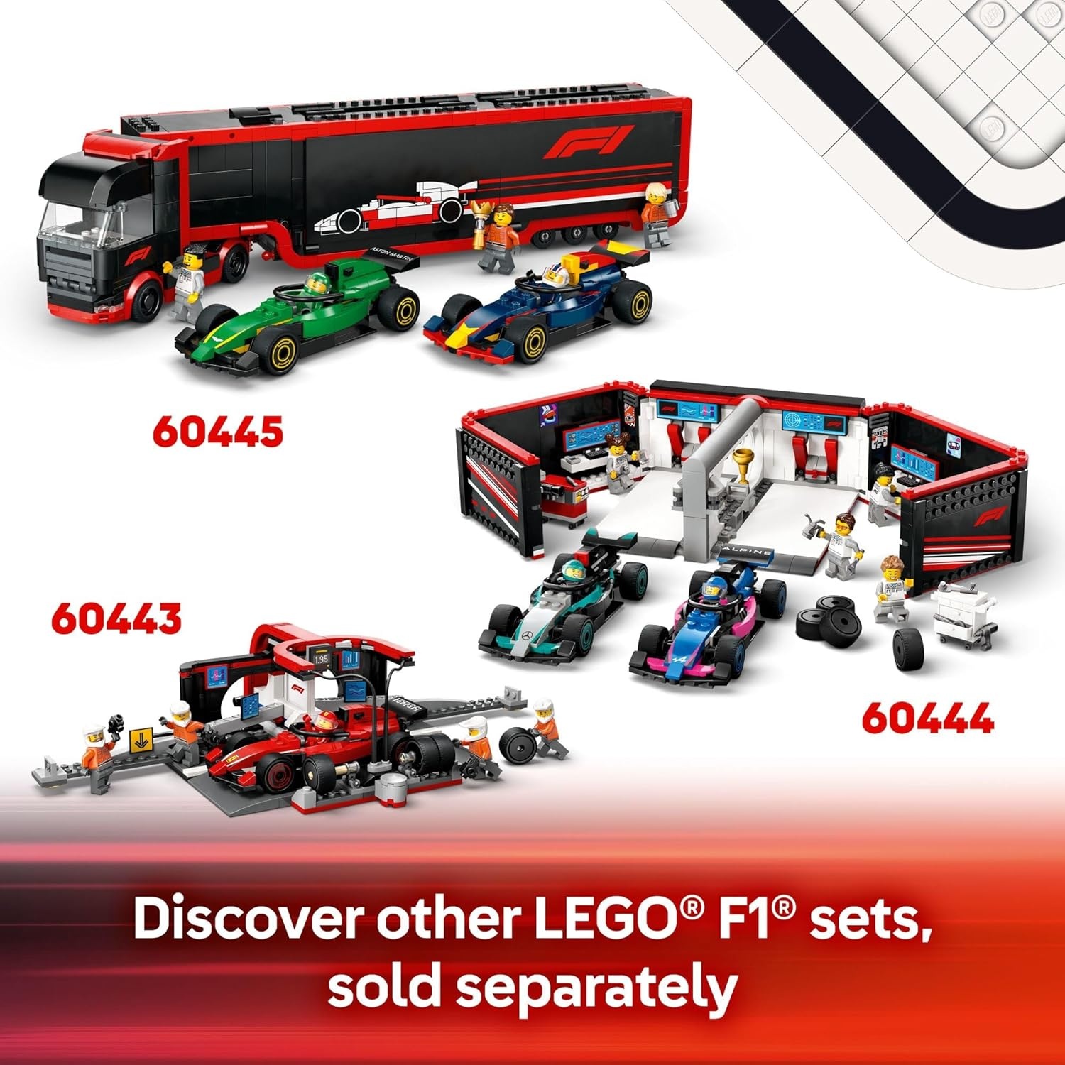 image:imageLEGO City F1 Driver with McLaren Race Car Toy Model Car Building Toy Kit for Kids Boys and Girls Ages 6 F1 Collectible for Fans with a Driver Minifigure Gift Idea for Birthdays 60442