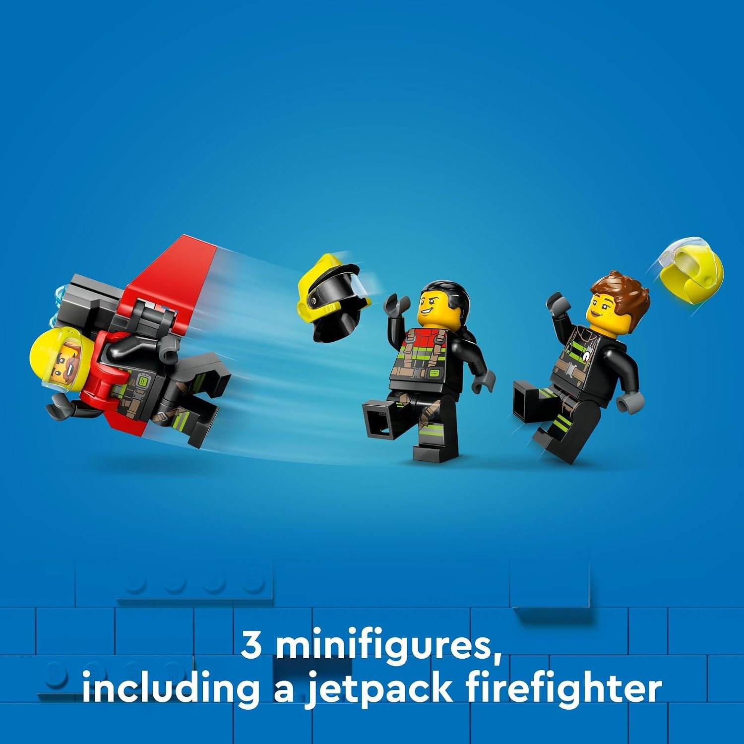 image:imageLEGO City Fire Rescue Plane Toy for Kids and Fans of Firefighter Toys Fun Birthday Gift Idea for Boys and Girls Ages 6 who Love Airplane Toys and Imaginative Play Includes 3 Minifigures 60413
