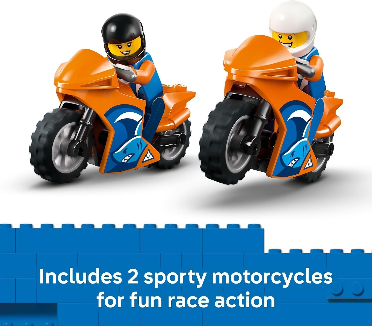 image:imageLEGO City Motorcycle Transporter Building Toy for Boys amp Girls Pretend Play Set for Preschool Kids Ages 4 Flatbed Truck Toy W2 Toy Motorcycles amp 2 Minifigures Gift Idea for Birthdays 60491